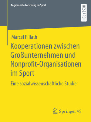 cover image of Kooperationen zwischen Großunternehmen und Nonprofit-Organisationen im Sport